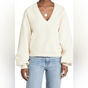 AGOLDE•Balloon sleeve v neck